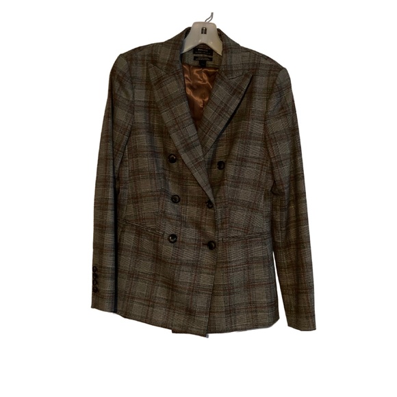 RW & CO - Striped Double Breasted Blazer - SZ 6 - NWOT - Picture 1 of 2